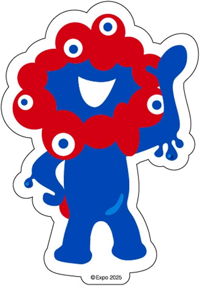 Amazon.co.jp: EXPO2025 ミャクミャク キャラクターステッカー